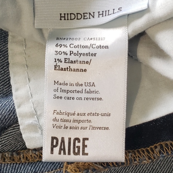 Paige Hidden Hills Jeans - Picture 8 of 9